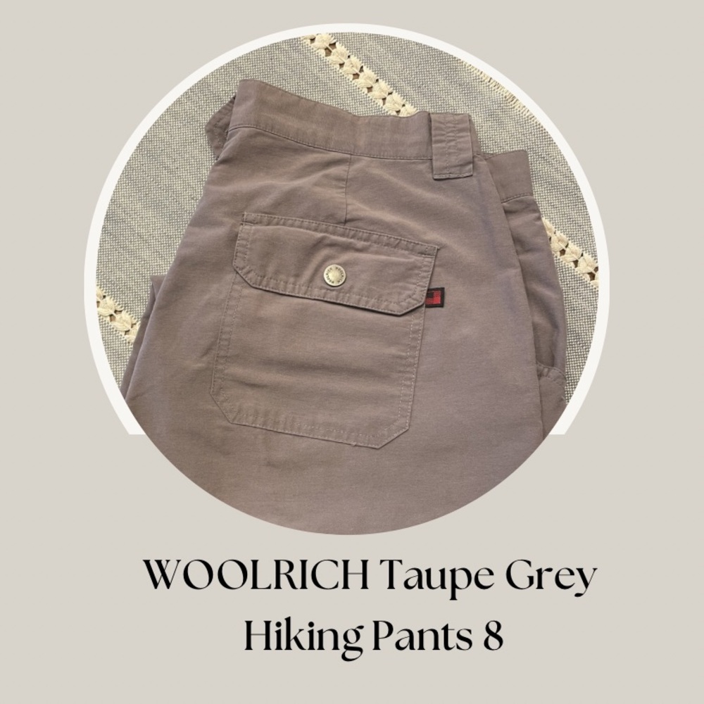 WOOLRICH Taupe Grey Hiking Pants S